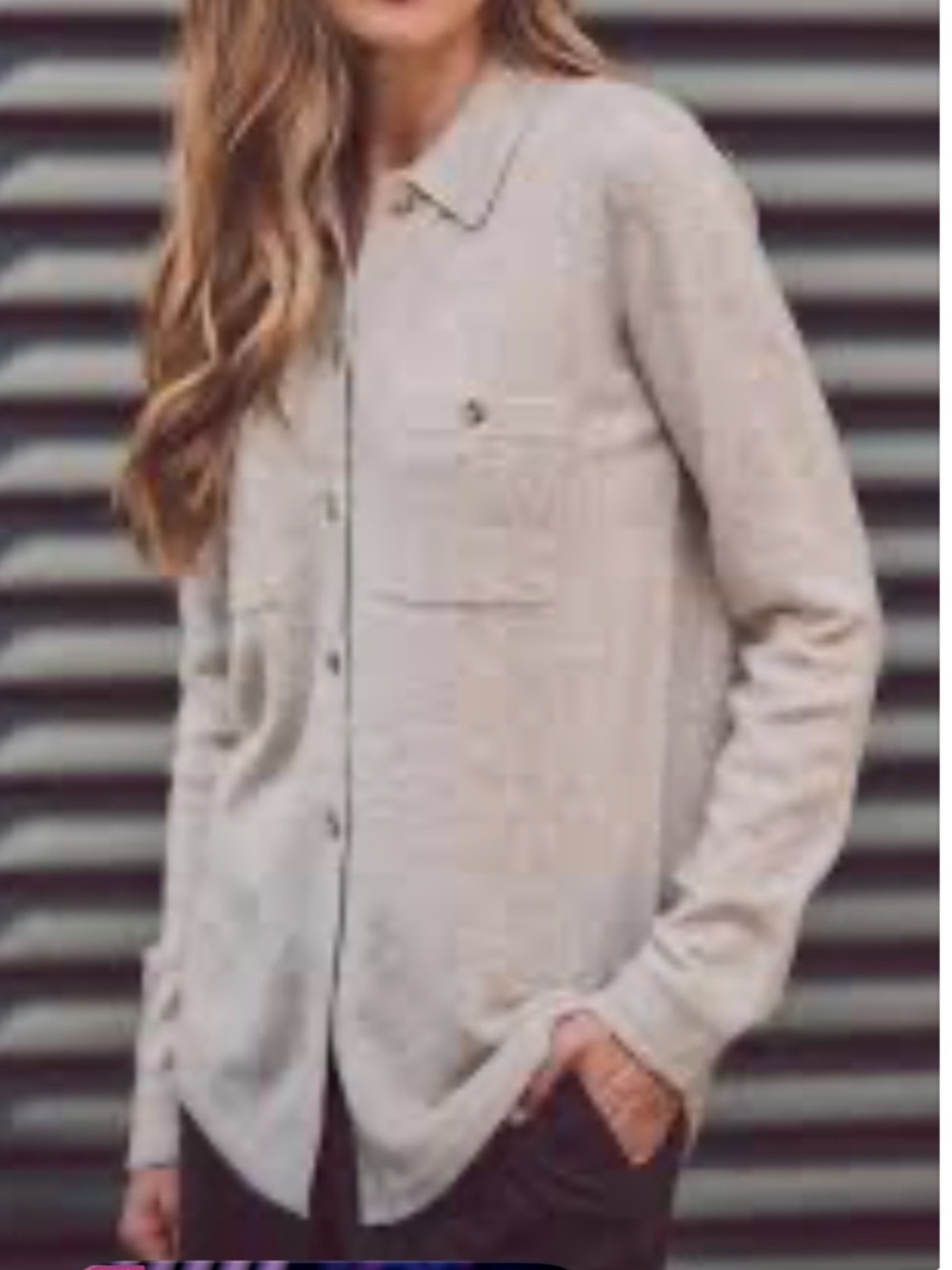 NakedCashmere Soft Pink Knit Top